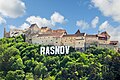 Râșnov (‹See Tfd›German: Rosenau), a noteworthy example of a well fortified Transylvanian Saxon town