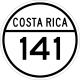 National Secondary Route 141 shield}}