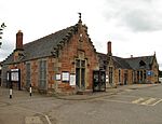 Dingwall Railway Station. Down And Up Platform Ranges, Down Platform Staff Shelter