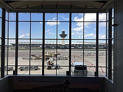Dulles Airport terminal in 2021