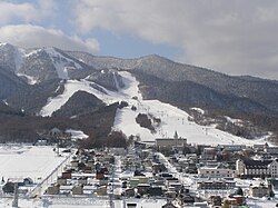 Kitanomine ski area in Furano