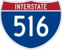 Interstate 516 marker