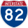 Interstate 82 marker