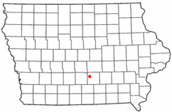 Location of Pleasantville, Iowa