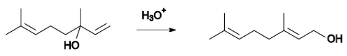 芳樟醇异构化为香叶醇