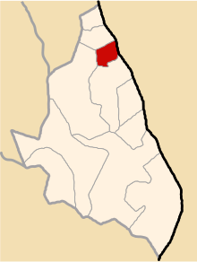 Location of Chilcayoc in the Sucre province