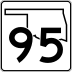 State Highway 95 marker