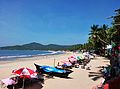 Palolem Beach is a tourist destination in South Goa.