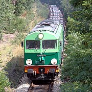 SU46-025 with freight train