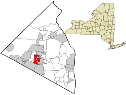 Location in Rockland County and the state of New York