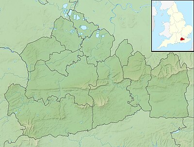 Location map Surrey