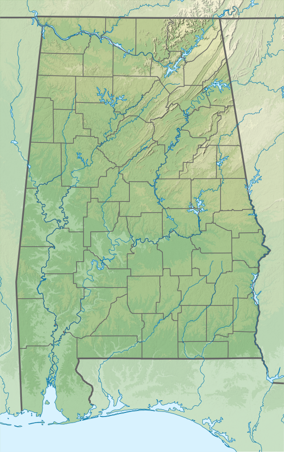 Noclador/sandbox/US Army National Guard maps by state 1989 is located in Alabama