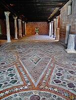 Cosmatesque floor in the portego