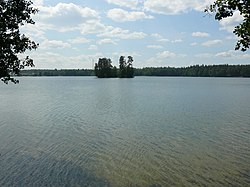 Lake Tair, a protected area of Russia in Zvenigovsky District