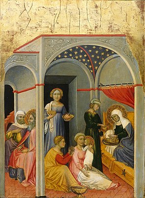 Andrea di Bartolo, Nativity of the Virgin (National Gallery of Art)