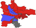 1933 (37 wards / 116 councillors, Labour gain control from Moderates)