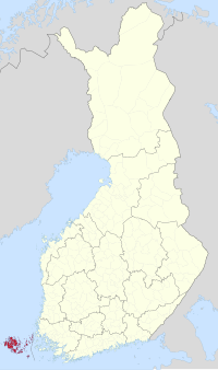 奥兰区在芬兰的位置