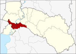 District location in Chachoengsao province