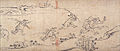Image 6Chōjū-giga (12th century), traditionally attributed to a monk-artist Kakuyū (Toba Sōjo) (from History of manga)