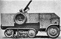 British semi-tracked armoured personnel carrier Burford-Kégresse 30 cwt