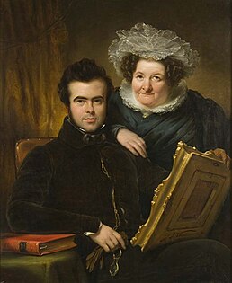 Double portrait of Isaac Lambertus van den Berch and Maria Cremer