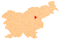 Location of the Urban Municipality of Celje in Slovenia
