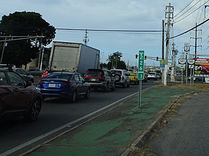 PR-2 (Ponce Bypass) west as it approaches PR-585