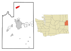 Location of Deer Park, Washington