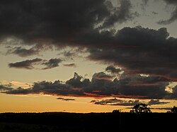 A sunset in Harmånger