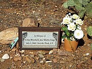 Grave-site of Ceilia Ann "Mattie" Blaylock Earp