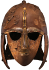 萨顿胡头盔，英格兰盎格鲁-撒克逊文明，公元 7 世纪初