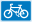 UK traffic sign identifying a cycle route