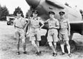 No. 54 Squadron Spitfire pilots, Richmond, 1942