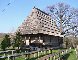 Saint Nicholas wooden church in Negomir