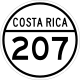 National Secondary Route 207 shield}}