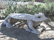 The Cave Creek Museum Lizard Bench.