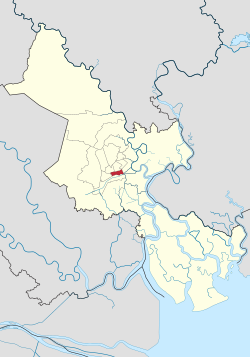 第五郡在胡志明市的位置