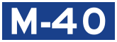 Autopista M-40 shield}}