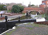 Firepool Lock, where the canal joins the River Tone