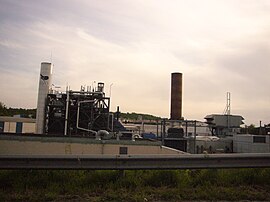 The International Paper factory, in Saillat-sur-Vienne