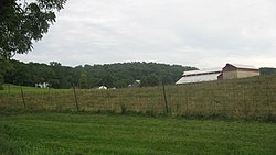 The John Scott Farm, a historic farm in the township
