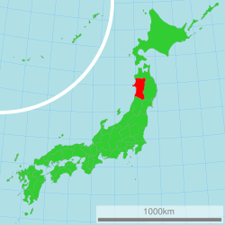 秋田县在日本的位置