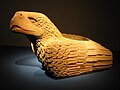 鹰形的夸乌希卡尔利（Cuauhxicalli），用于盛放人类祭品的心脏。藏于大神庙博物馆