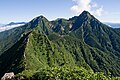 Mount Amida, Mount Iō, Mount Yoko and Mount Aka from Mount Gongen