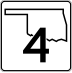 State Highway 4 marker