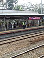 The station platform prior to renovation