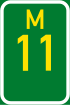 Metropolitan route M11 shield