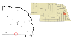 Location of Ceresco, Nebraska