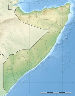 馬爾卡在Somalia的位置