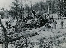 Train wreck in Leavick, Colorado in 1897